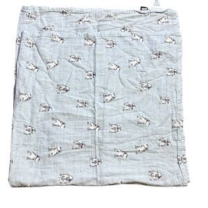Pottery barn kids Star Wars R2D2 muslin swaddle blanket  organic cotton